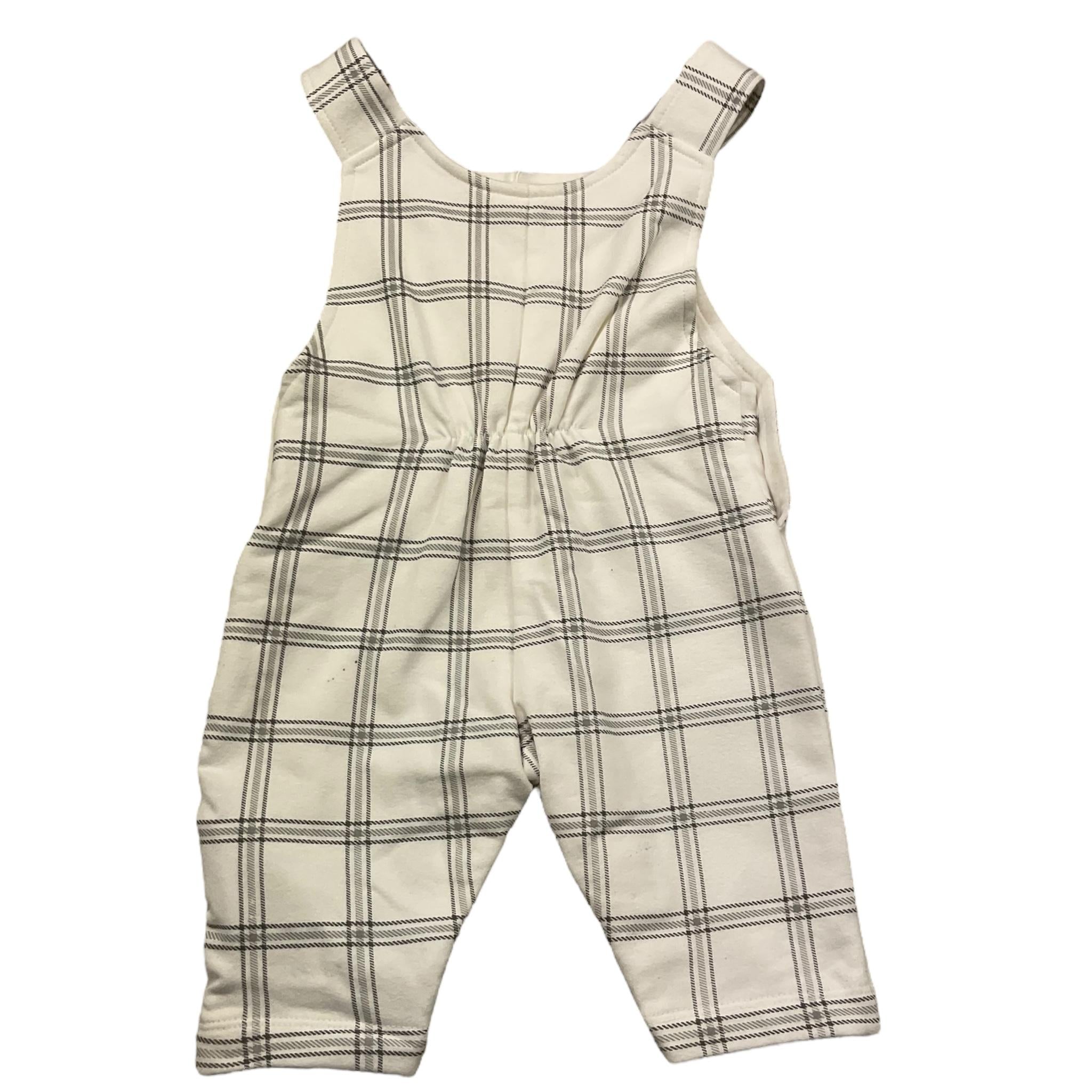 LE BEBE' salopette tinta unita fantasia quadri Panna per Neonato LBB5092 PANNA LE BEBE' 