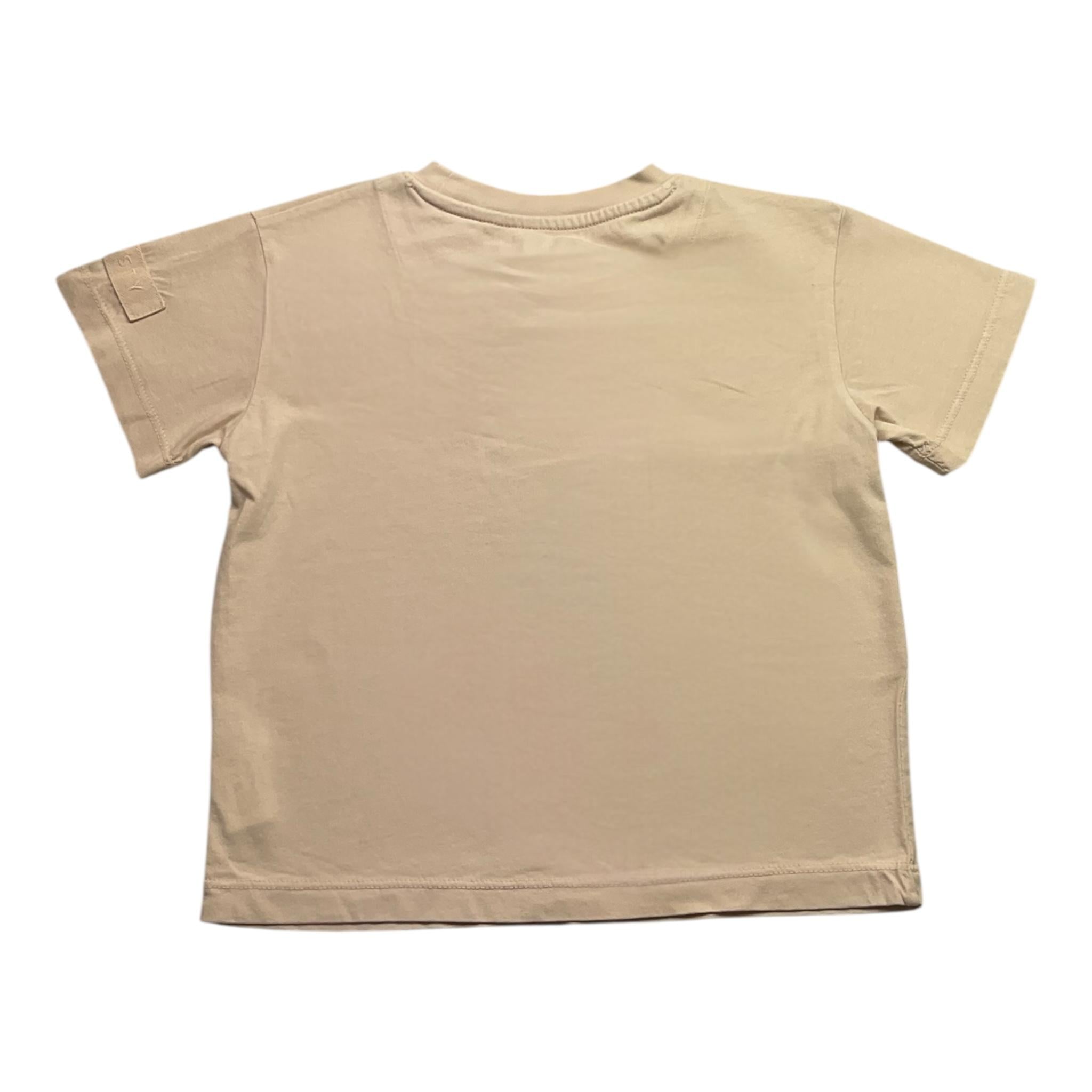 DUSTY COLOR t-shirt girocollo tinta unita Beige per Bambino DUXF4033TS BEIGE DUSTY COLOR 