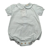 Wedoble Pagliaccetto Mezza Manica Fantasia A Righe per Neonato V2404716R BIANCO WEDOBLE 
