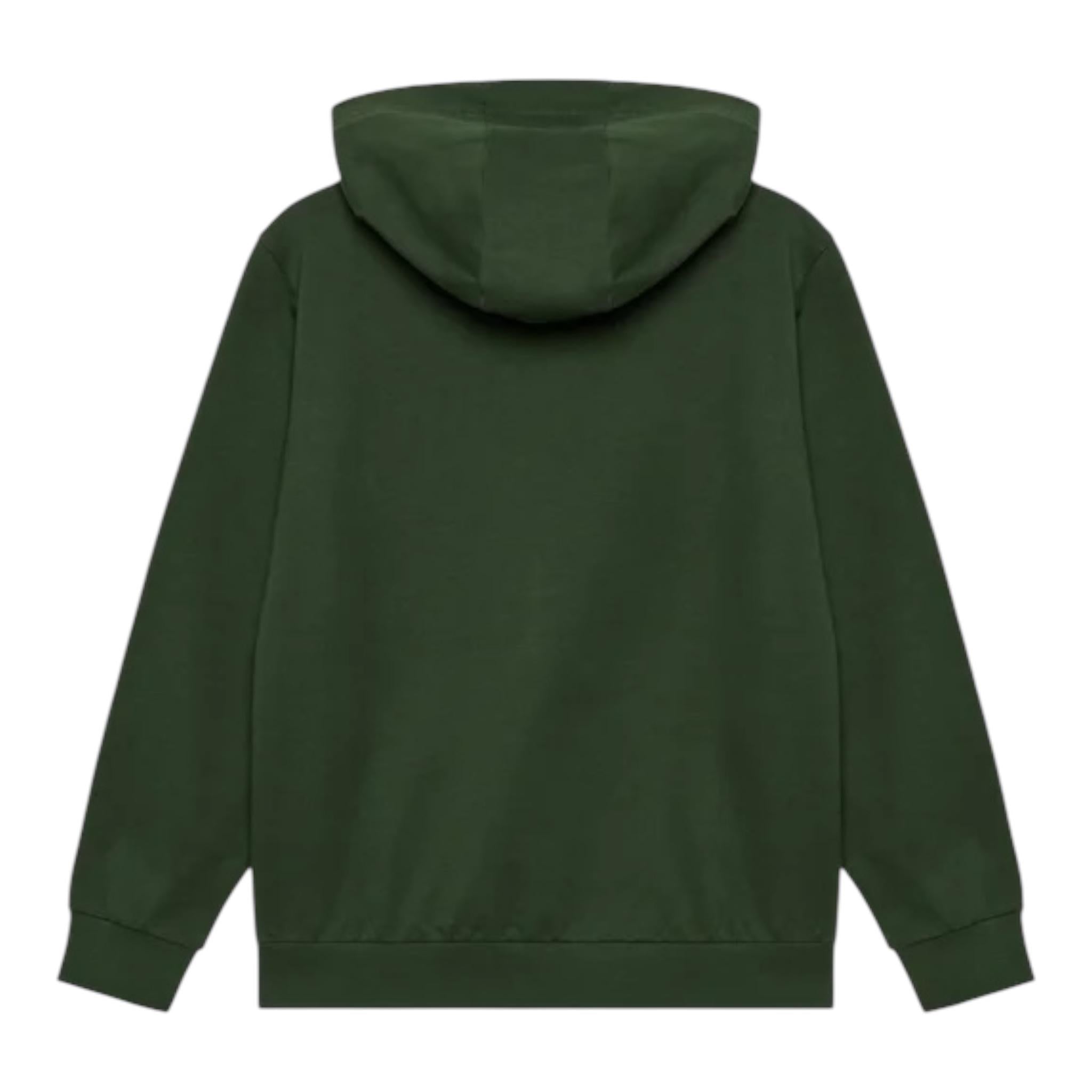 EMPORIO ARMANI felpa tinta unita con cappuccio e stampa Verde per Bambino 6RBM64 VERDE EMPORIO ARMANI 
