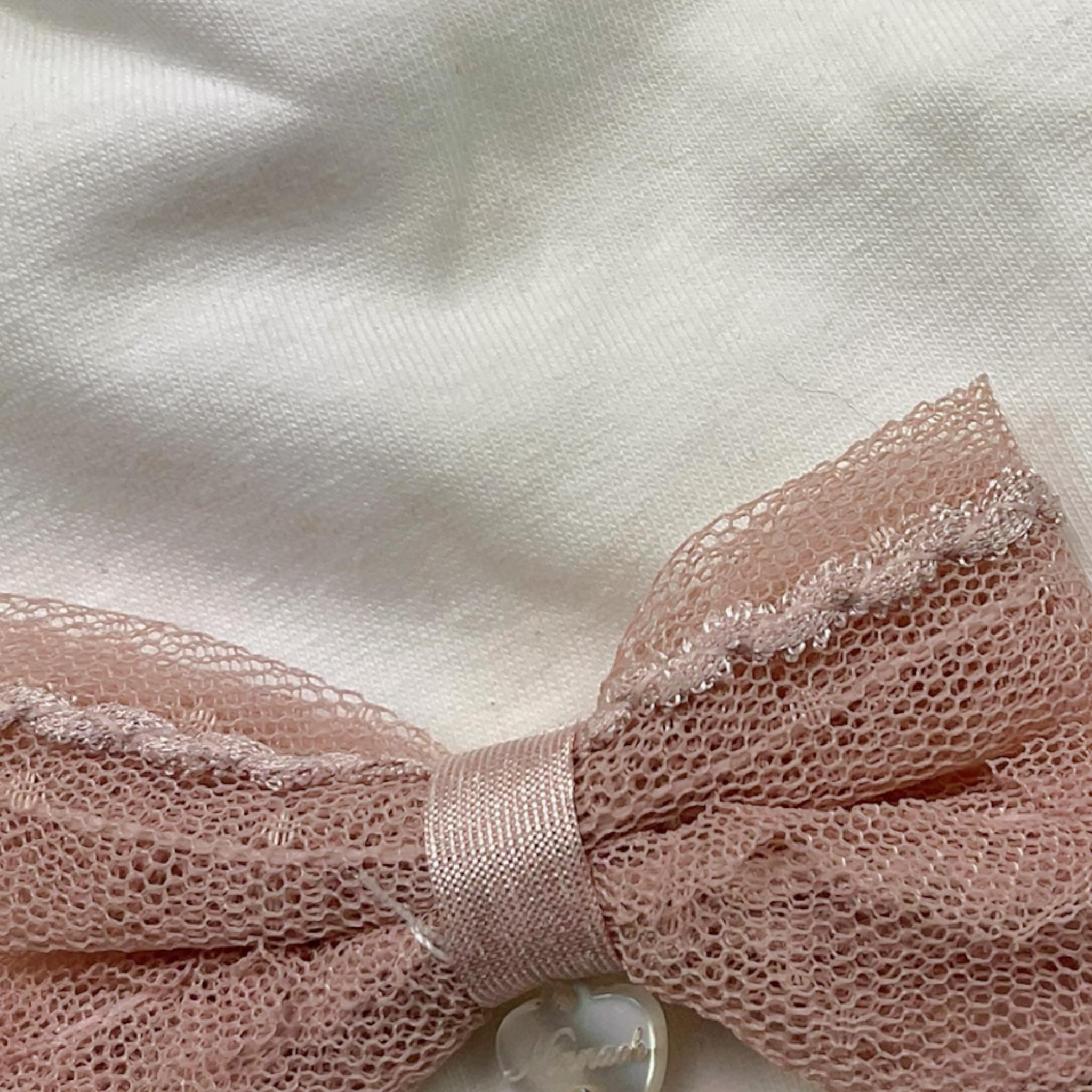 Ninnaoh Cappello Tinta Unita con Fiocco per Neonata E2331 BIANCO NINNAOH 