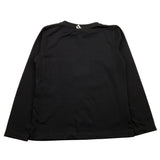 DIXIE shirt girocollo tinta unita con stampa in contrasto Nero per Bambina ML34030G67 NERO DIXIE 