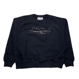 SAINT BARTH felpa girocollo tinta unita con stampa Nero per Bambina BRN0002023 NERO SAINT BARTH 