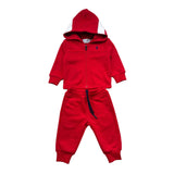 Trussardi Completo 2 Pezzi Felpa-Pantalone Tinta Unita per Neonata TIP26100CF ROSSO TRUSSARDI 