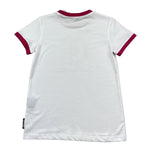 Just Cavalli T-Shirt Girocollo Tinta Unita con Stampe per Bambino JGP26054TS BIANCO JUST CAVALLI 