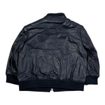 Baby A. Giubbino Tinta Unita In Ecopelle con Zip per Neonato C1972 BLU BABY A. 