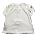 Liu Jo T-Shirt Girocollo Tinta Unita Con Stampa Bianco Per Neonata