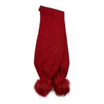 LIU JO sciarpa tinta unita con pon pon Rosso per Bambina K69032 ROSSO LIU JO 