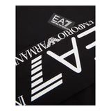 EMPORIO ARMANI felpa tinta unita girocollo con stampa Nero per Bambino 6DBM66 NERO EMPORIO ARMANI 