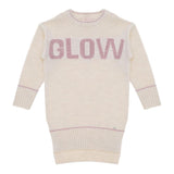PLEASE abito manica lunga tinta unita con ricamo Beige per Bambina AB28230G66 BEIGE PLEASE 