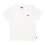 DICKIES t-shirt girocollo tinta unita cn logo Bianco per Bambino DK0KSR640WH1 BIANCO DICKIES 