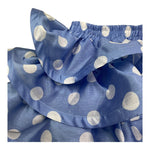 Miss Grant Gonna Tinta Unita con Balze per Neonata MG1262 VIOLA MISS GRANT 