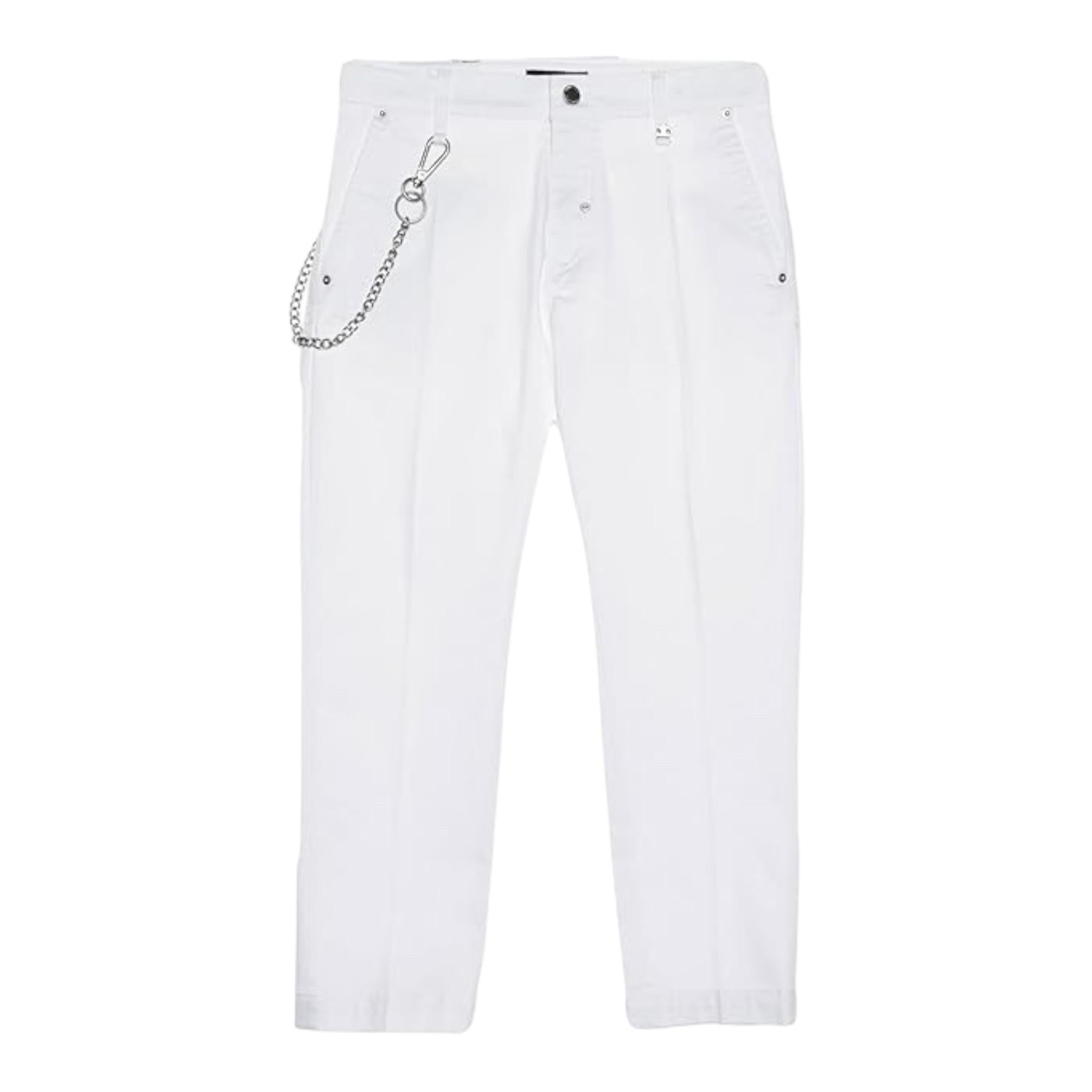 Antony Morato Pantalone Tinta Unita con Girovita Regolabile per Bambino MKTR00228 BIANCO ANTONY MORATO 