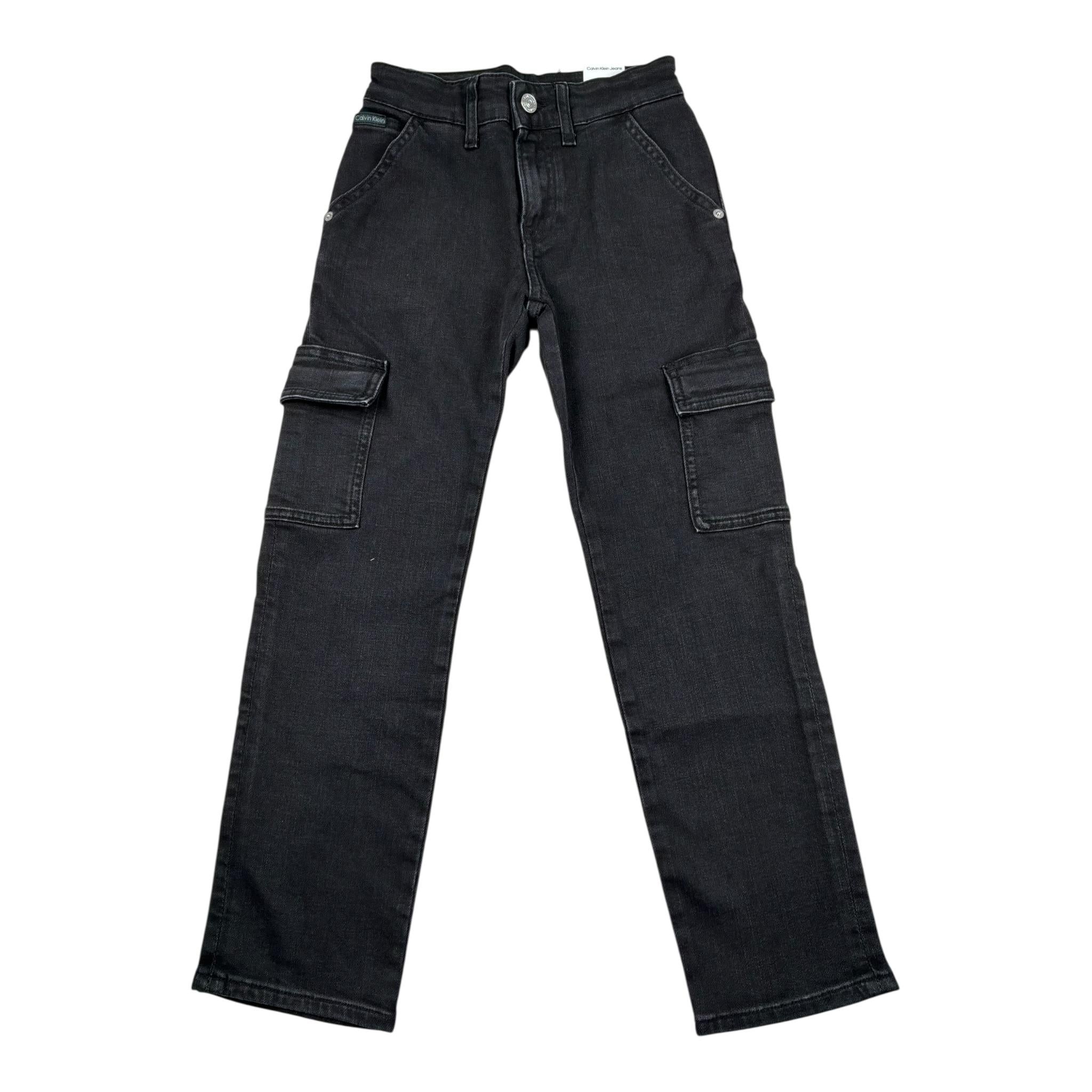 Calvin Klein Jeans Tinta Unita con Girovita Regolabile per Bambino IB0IB02300X NERO CALVIN KLEIN 