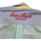 Saint Barth Camicia Manica Lunga Multicolor per Bambina SEERSUCKER MULTICOLOR SAINT BARTH 