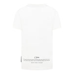 John Richmond T-Shirt Girocollo Tinta Unita con Stampa per Bambino RBP25057TS BIANCO JOHN RICHMOND 