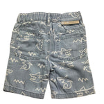 Stella Mccartney Bermuda In Denim Tinta Unita con Stampa per Bambino TU6649 AZZURRO STELLA McCARTNEY 