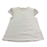 Mayoral T-Shirt Girocollo Tinta Unita con Stampa Orso per Neonata 1070 BIANCO MAYORAL 
