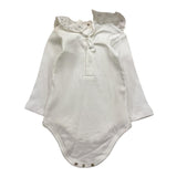 WEDOBLE body manica lunga tinta unita con colletto Bianco per Neonata I1911616E BIANCO WEDOBLE 