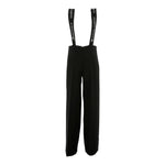 ELISABETTA FRANCHI salopette tinta unita con logo Nero per Bambina EFPA265XX NERO ELISABETTA FRANCHI 