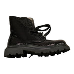CESARE PACIOTTI anfibio tinta unita con suola in gomma Nero per Bambina 43080 NERO CESARE PACIOTTI 