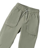 Sarabanda Pantalone Tinta Unita con Elastico In Vita per Bambino 0B067 VERDE SARABANDA 