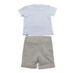 Daniele Alessandrini Completo 2 Pezzi T-Shirt-Bermuda Bianco per Neonato 1548 BIANCO DANIELE ALESSANDRINI 