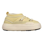 MOON BOOT sneaker tinta unita con lacci e logo Panna per Bambina 80D3440050 PANNA MOON BOOT 