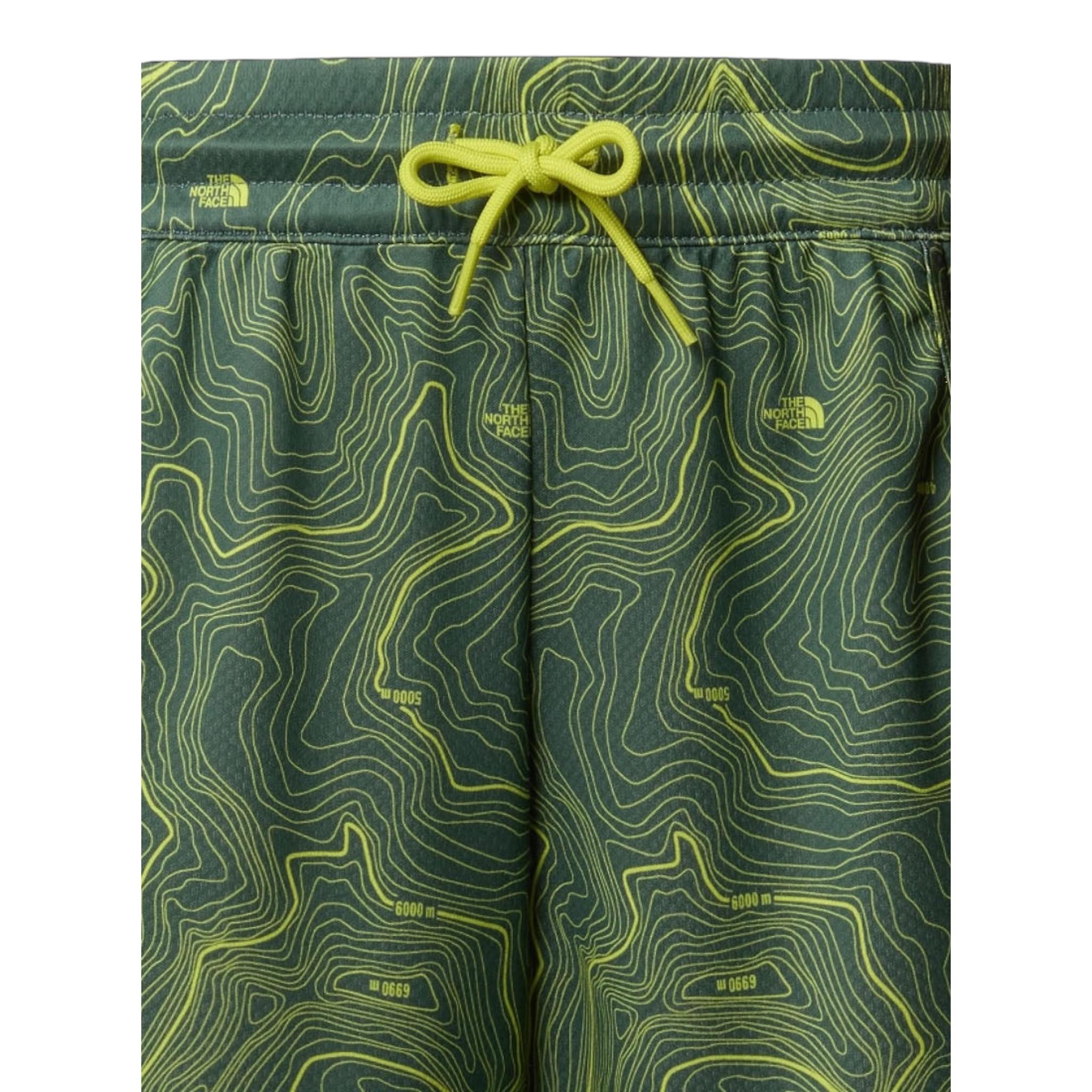 The North Face Bermuda tinta unita con Fantasia E Elastico In Vita Verde per Bambino NF0A86U464TX VERDE THE NORTH FACE 