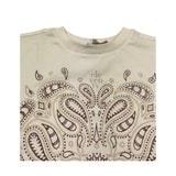 Eleventy T-Shirt Girocollo Tinta Unita con Stampe per Bambino EW8P11 BIANCO ELEVENTY 