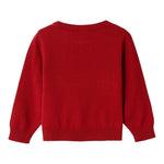 NAME IT maglia girocollo tinta unita con ricami Rosso per Neonata 13222180 ROSSO NAME IT 