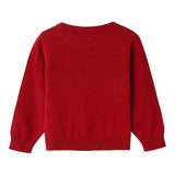 NAME IT maglia girocollo tinta unita con ricami Rosso per Neonata 13222180 ROSSO NAME IT 