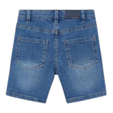 Mayoral Bermuda In Denim Tinta Unita con Girovita Regolabile per Bambino 237X BLU MAYORAL 
