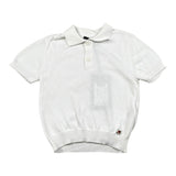 Please Polo Mezza Manica Tinta Unita per Neonato NB01230B73 BIANCO PLEASE 