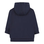 Boss Felpa Tinta Unita con Zip E Cappuccio per Neonato J52095 BLU BOSS 