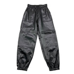 LIU JO pantalone in ecopelle tinta unita con elastico in vita Nero per Bambina GF4056XX NERO LIU JO 