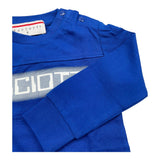 CESARE PACIOTTI shirt girocollo tinta unita con stampa Cobalto per Neonato TSP5301B COBALTO CESARE PACIOTTI 