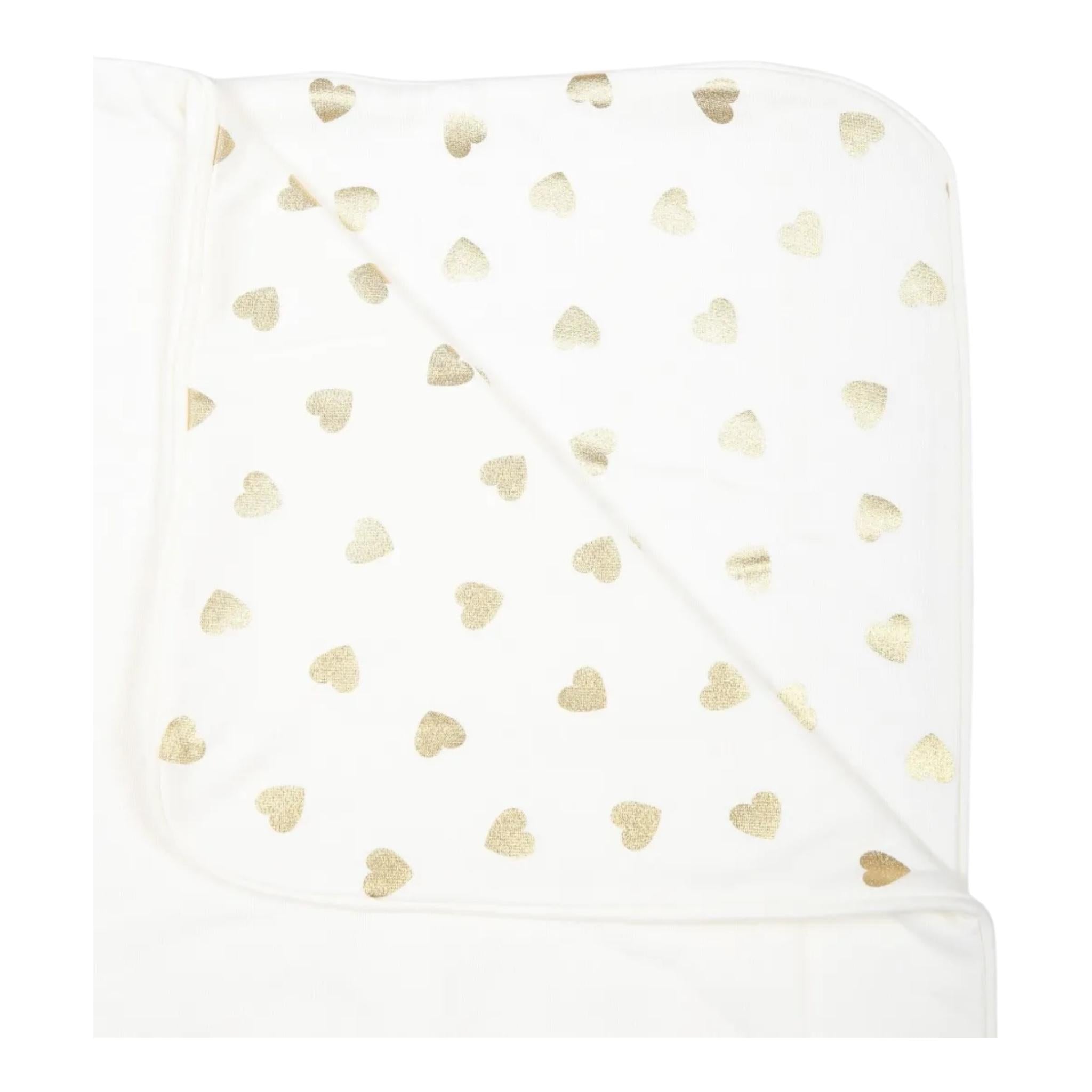 MOSCHINO coperta tinta unita con fantasia Bianco per Neonata MDB001 BIANCO MOSCHINO 