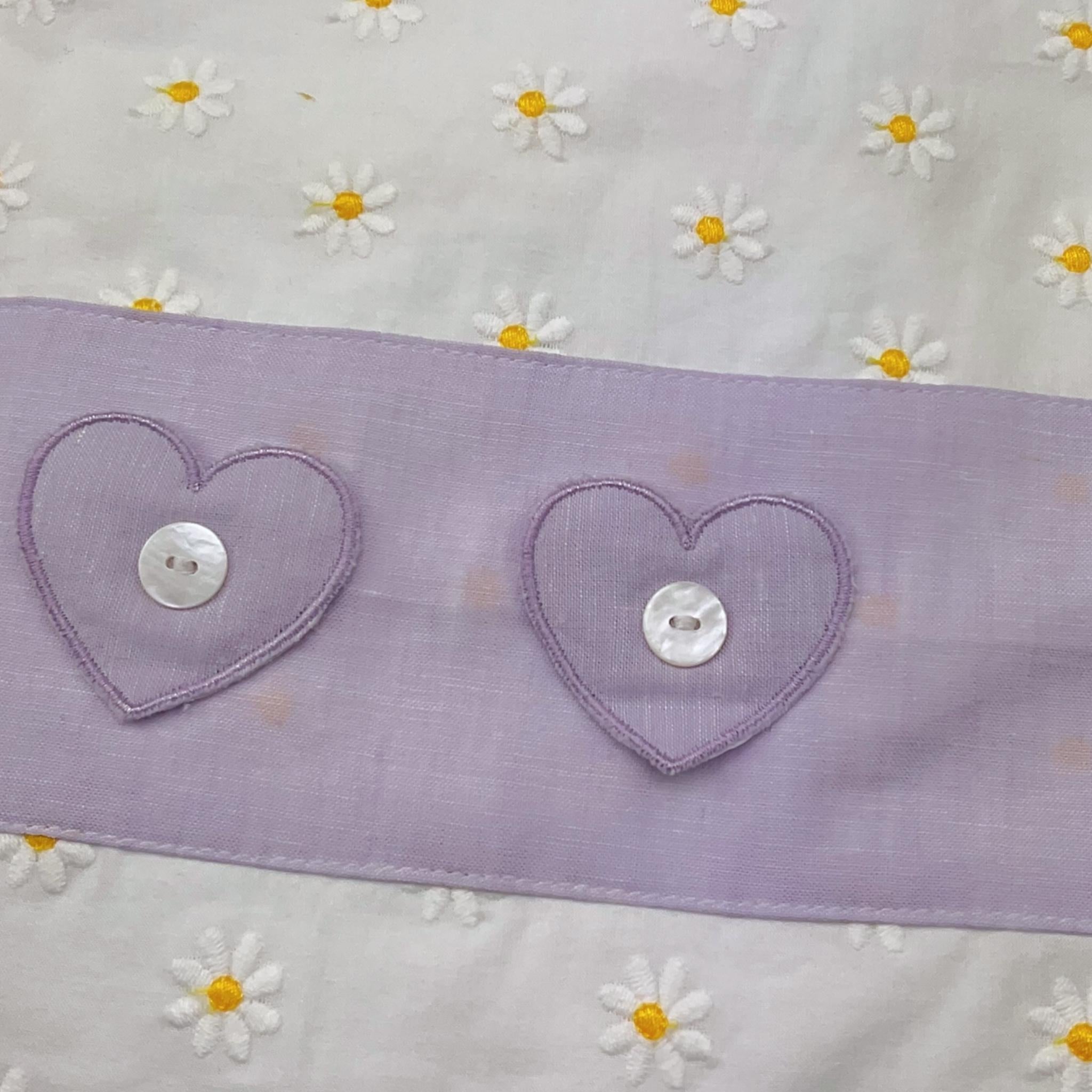 I Delfi Coperta Bicolore con Applicazioni per Neonata 25P5065 BIANCO I DELFI 