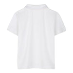 Timberland Polo Mezza Manica Tinta Unita con Logo per Bambino T6051010 BIANCO TIMBERLAND 