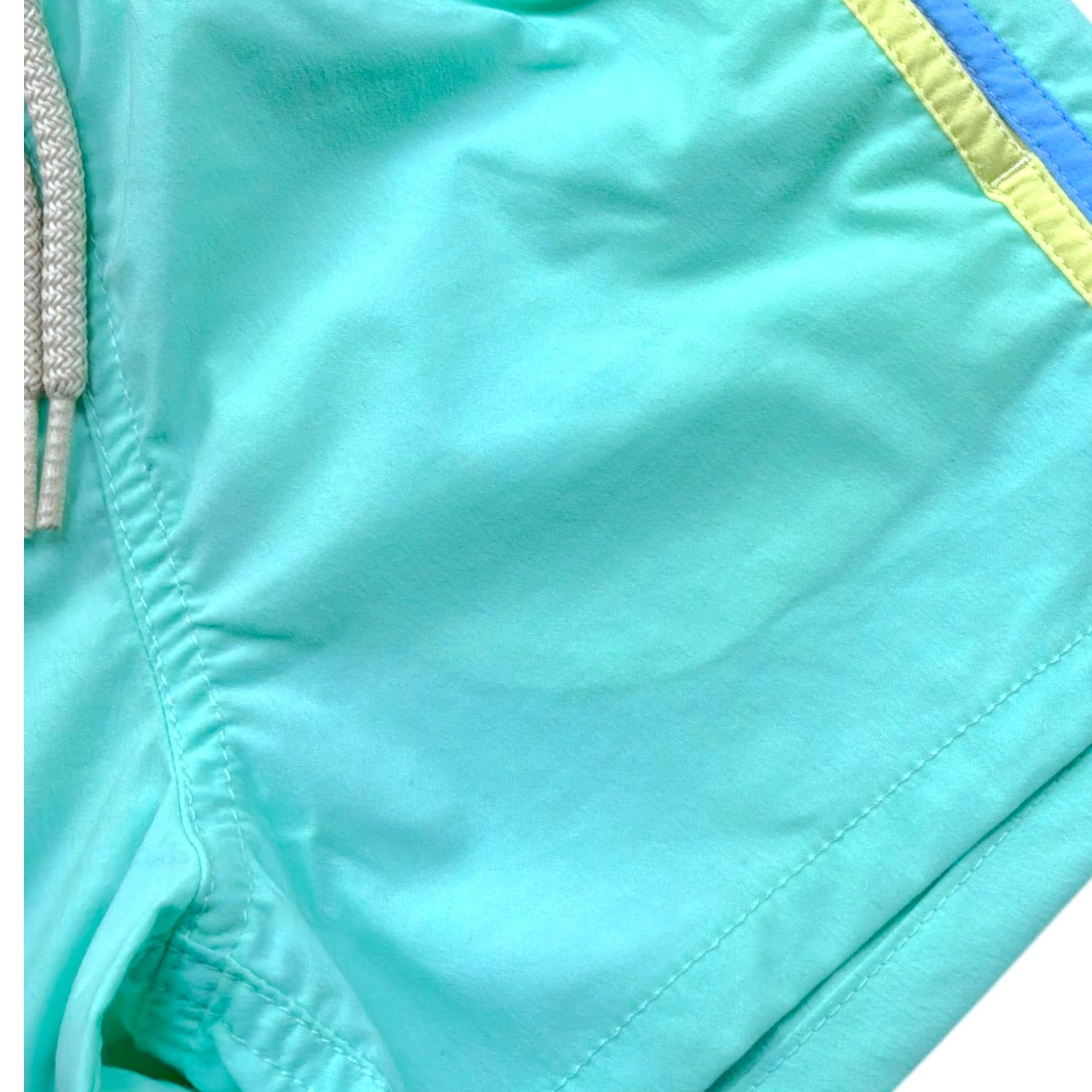 Saint Barth Costume Tinta Unita  per Bambino FORMENTERAFME VERDE ACQUA SAINT BARTH 