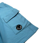 C.P. Company Bermuda tinta unita con Elastico In Vita Azzurro per Bambino CU1002 AZZURRO C.P. COMPANY 