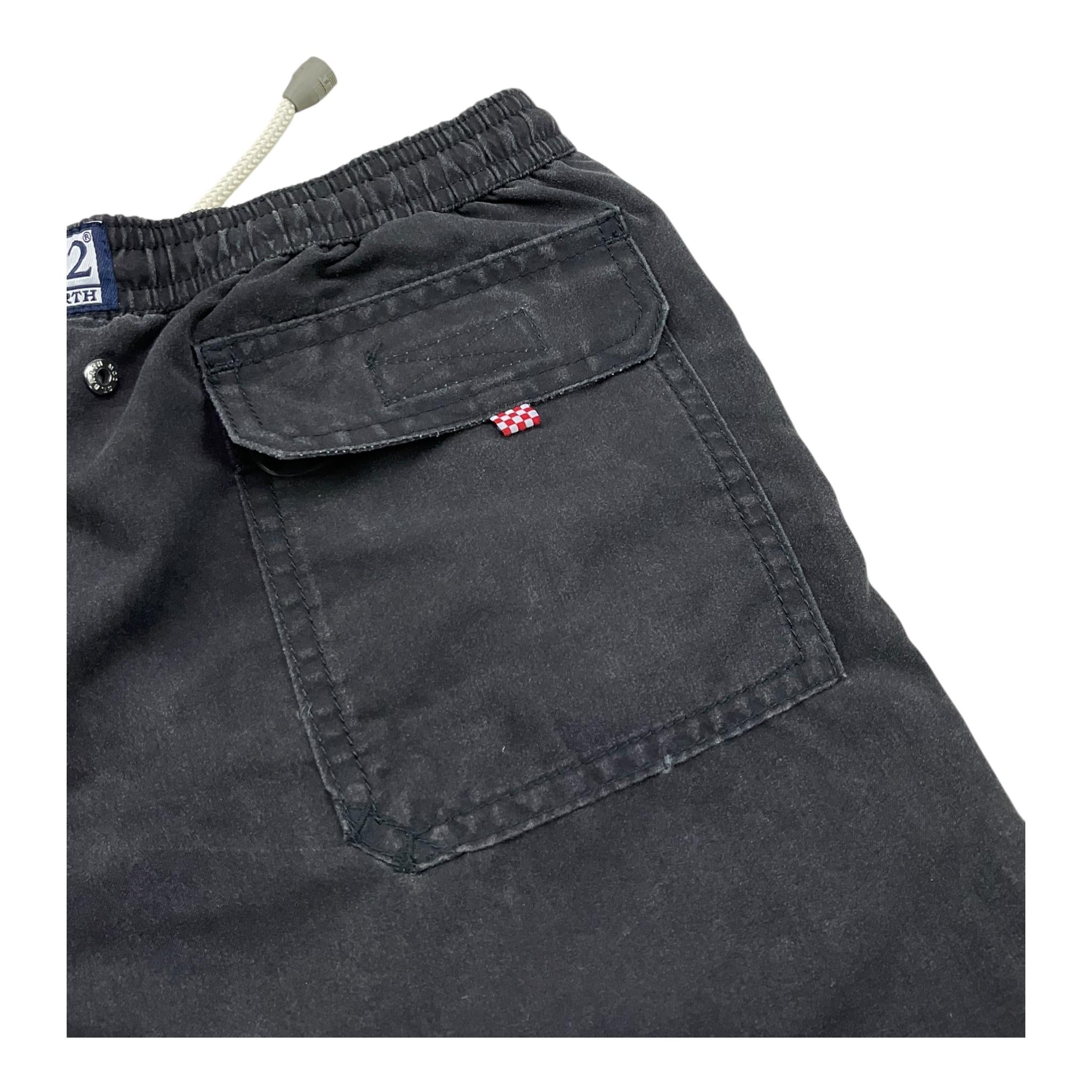 Saint Barth Costume Tinta Unita con Stampa In Contrasto per Bambino TENDER NERO SAINT BARTH 