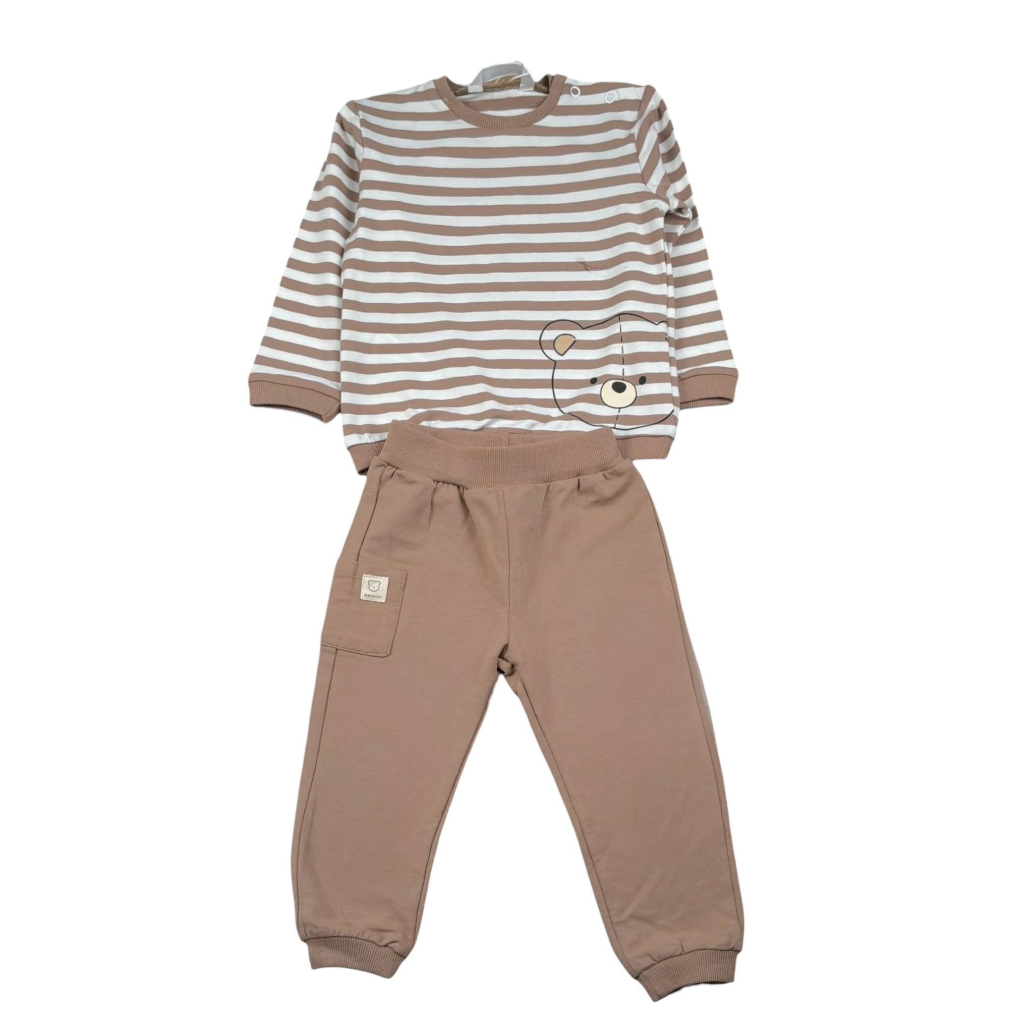 Mayoral Completo 2 Pezzi Felpa-Pantalone per Neonato 16122 BEIGE MAYORAL 