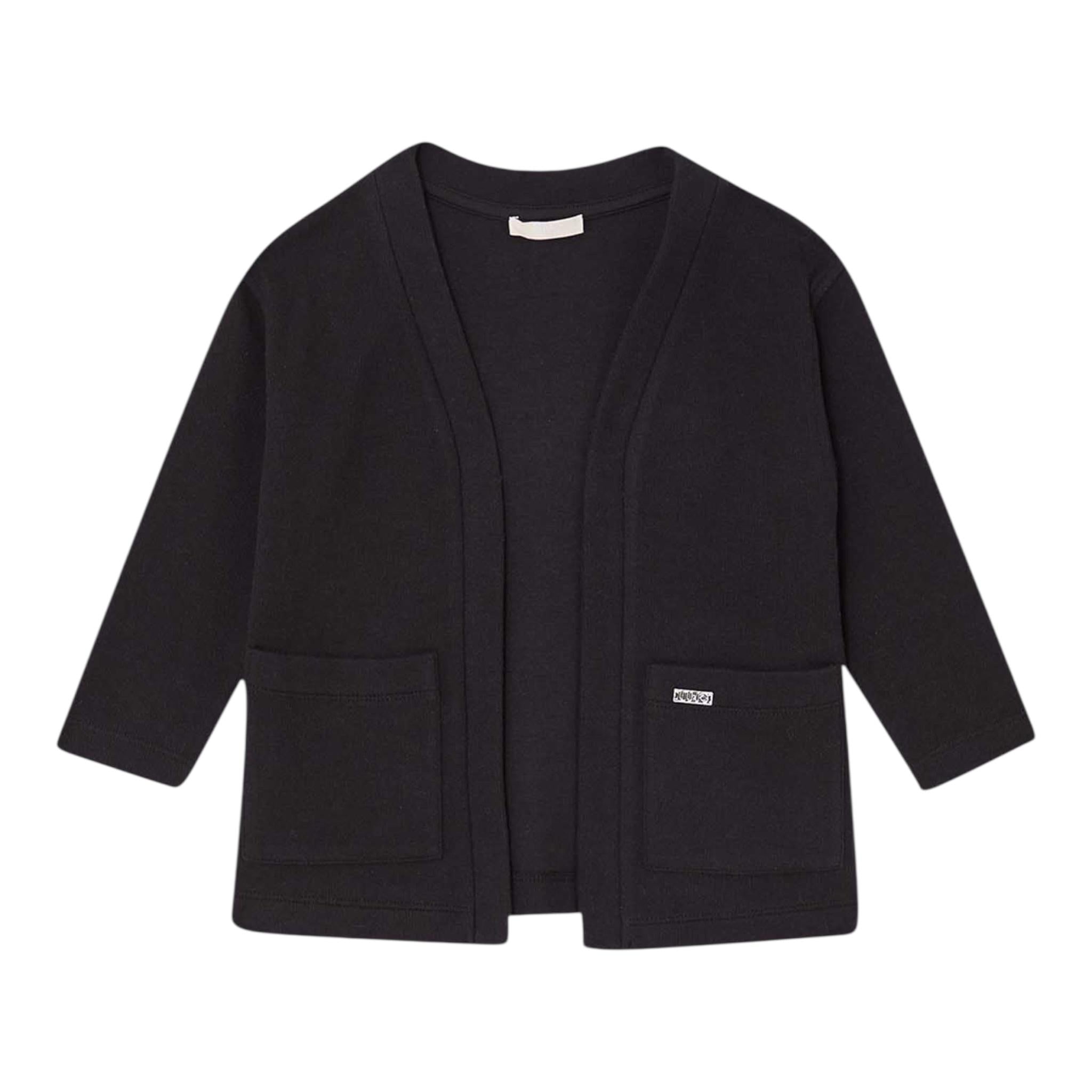 LIU JO cardigan modello kimono con cintura Nero per Bambina KF3042 NERO LIU JO 