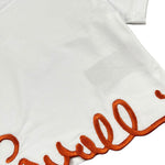 Just Cavalli T-Shirt Modello Crop Tinta Unita con Stampa per Bambina JGP26084TS BIANCO JUST CAVALLI 