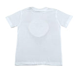 Cesare Paciotti T-Shirt Girocollo Tinta Unita con Stampa per Bambino TSP5114J BIANCO CESARE PACIOTTI 