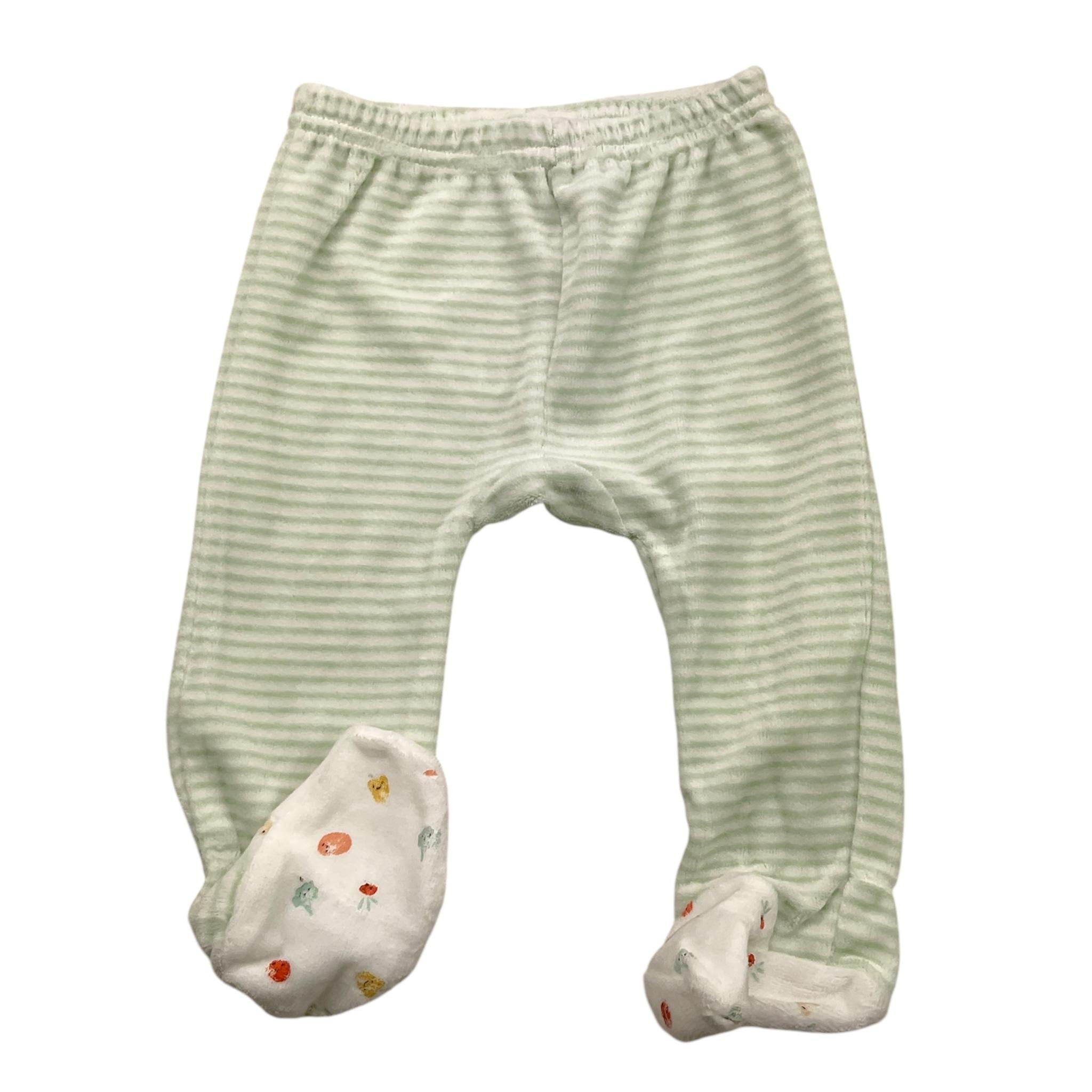 YATSI BABY completo maglia-fhettina tinta unita con fantasia a righe Bianco per Neonato 24200204 BIANCO YATSI BABY 