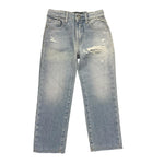 Replay Jeans Tinta Unita con Strappi per Bambino SG9344 AZZURRO REPLAY 
