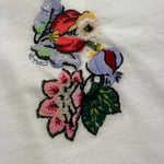 Etro T-Shirt Tinta Unita Girocollo con Stampa per Neonata GU8021 BIANCO ETRO 